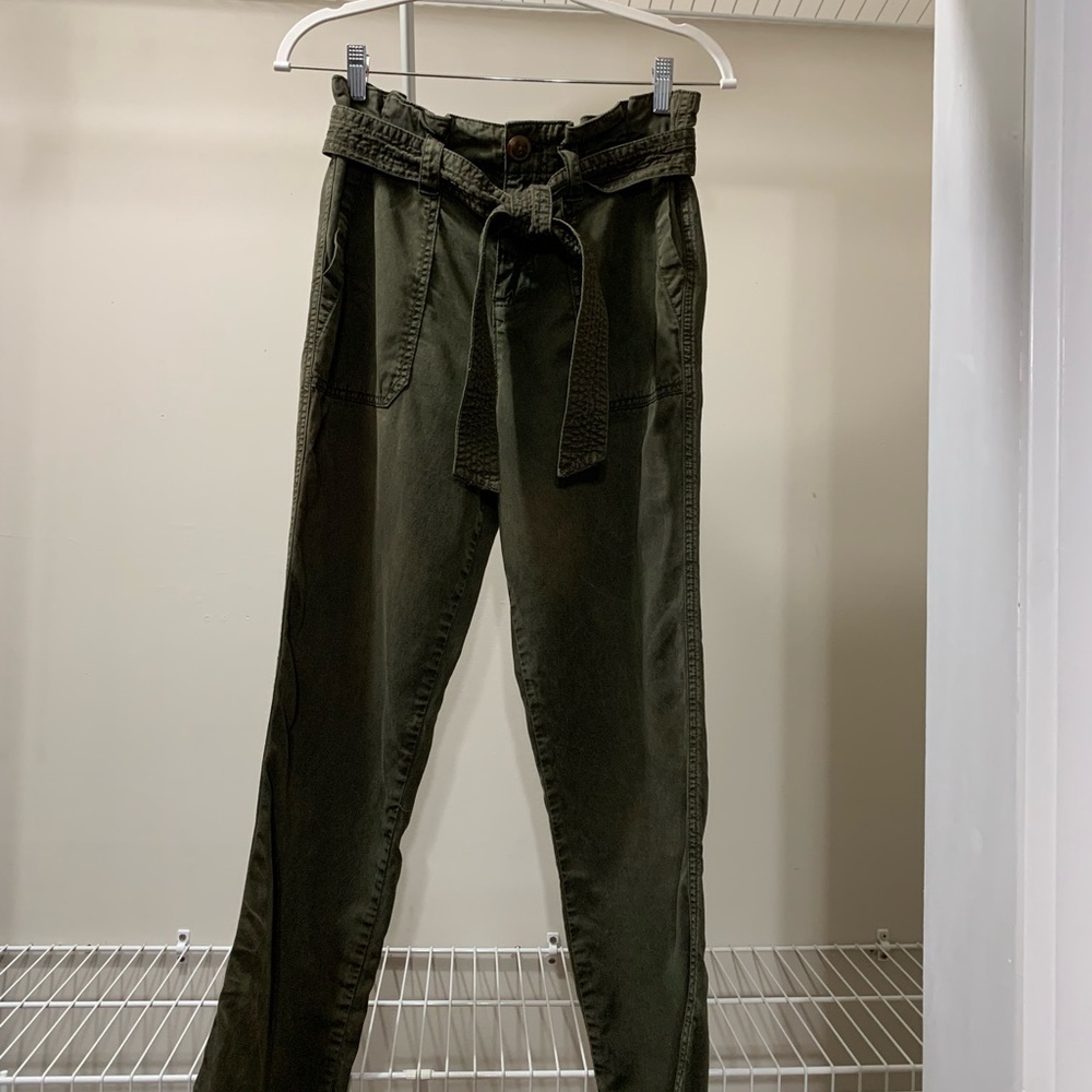 Maurices Olive Green Straight Leg Pants